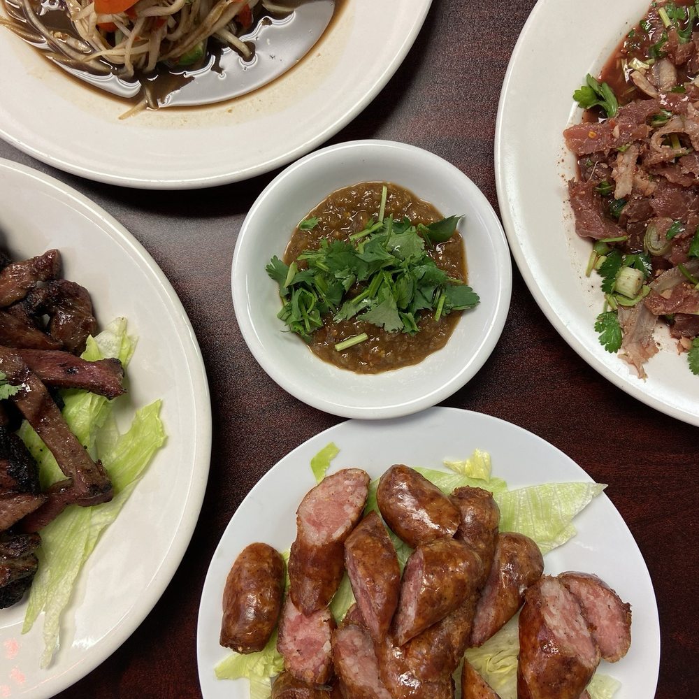 The lovely spread of Lao foods! The lovely spread of Lao foods!