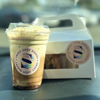 Sweet Oven Bakery - Banana Cream coffee ($8) - Macarons Near Me - Sacramento, California Sweet Oven Bakery - Banana Cream coffee ($8) - Macarons Near Me - Sacramento, California