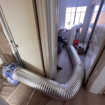 Always Refinishing - Shower #1 - ventilation system to exhaust coating fumes - Kitchen & Bath Near Me