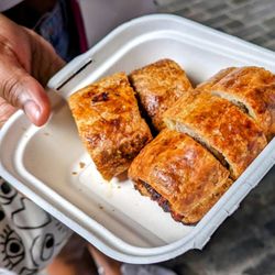 Secret Food Tours London - Sausage roll