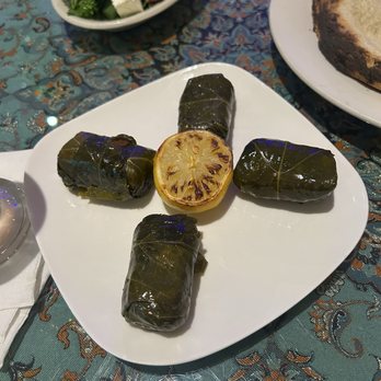 Cafe Caspian - Stuffed grape leaves - Persian/Iranian Near Me - Houston, Texas