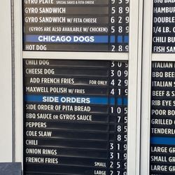 King Gyros - Menu Gyros, Hot Dogs, and Sides