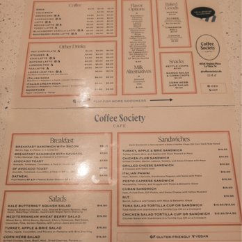 Coffee Society Cafe - Full menu - Coffee & Tea Near Me - La Vista, Nebraska Coffee Society Cafe - Full menu - Coffee & Tea Near Me - La Vista, Nebraska