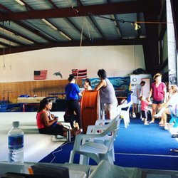 Pacific Gymnastics - After practice cooling off