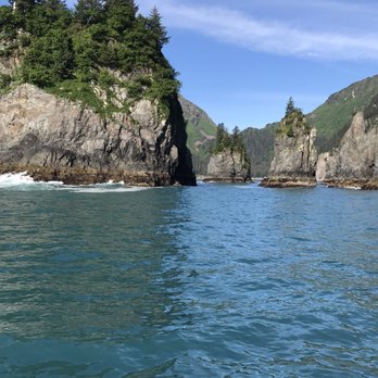 Alaska Saltwater Lodge - a view from a kayak - Fishing Near Me - Seward, Alaska