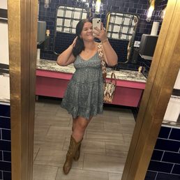 Fit check in the cute bathroom Fit check in the cute bathroom