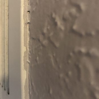 That 1 Painter - Poor tape jobs seen throughout- this is the AC intake vent in the wall. - Painters Near Me - Austin, Texas That 1 Painter - Poor tape jobs seen throughout- this is the AC intake vent in the wall. - Painters Near Me - Austin, Texas