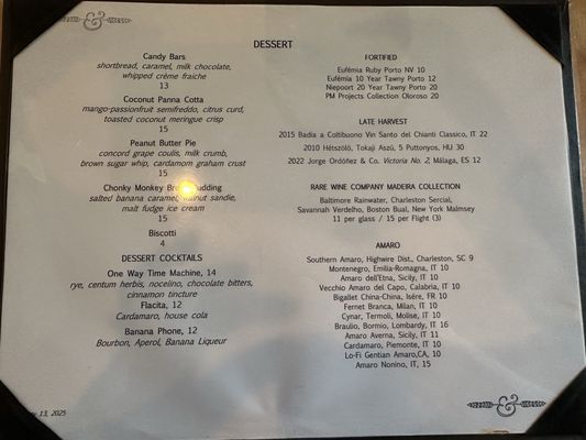Menu photo 1 Cotton & Rye Savannah, GA