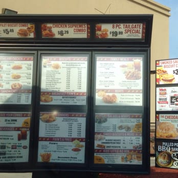 Bojangles - a menu for a fast food restaurant - Chicken Shop Near Me - Morganton, North Carolina