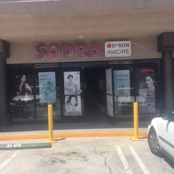 Sopra Cosmetics - Outside. Parking is okay. I can see it getting packed though - Cosmetics & Beauty Supply Near Me - Gardena, California