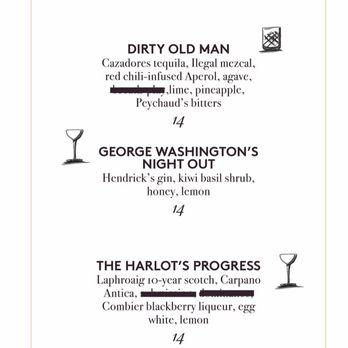 Barely Disfigured - Menu - Cocktail Bars Near Me - Brooklyn, New York Barely Disfigured - Menu - Cocktail Bars Near Me - Brooklyn, New York