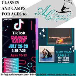 AC Dance & Company - Summer 2021 Programs