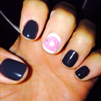 Apple Nail Salon - My love for donuts! Again, Jessica is amazing! Came to her with this idea and she nailed it!! - Nail Salons Near Me - Cerritos, California