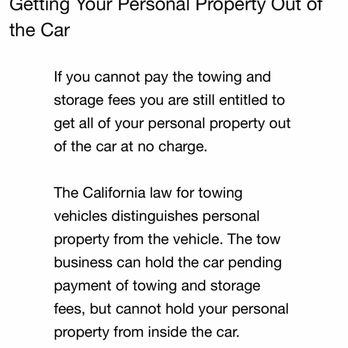 Kings Way Gardens - I've never had a car towed like this before . When u contacted the tow company was not informed of this - Mobile Home Parks Near Me - La Verne, California Kings Way Gardens - I've never had a car towed like this before . When u contacted the tow company was not informed of this - Mobile Home Parks Near Me - La Verne, California