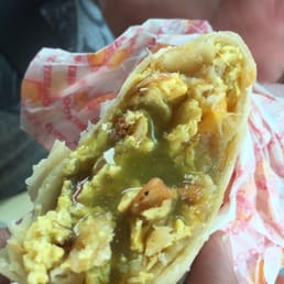 Beans Eggs Cheese Breakfast Burrito