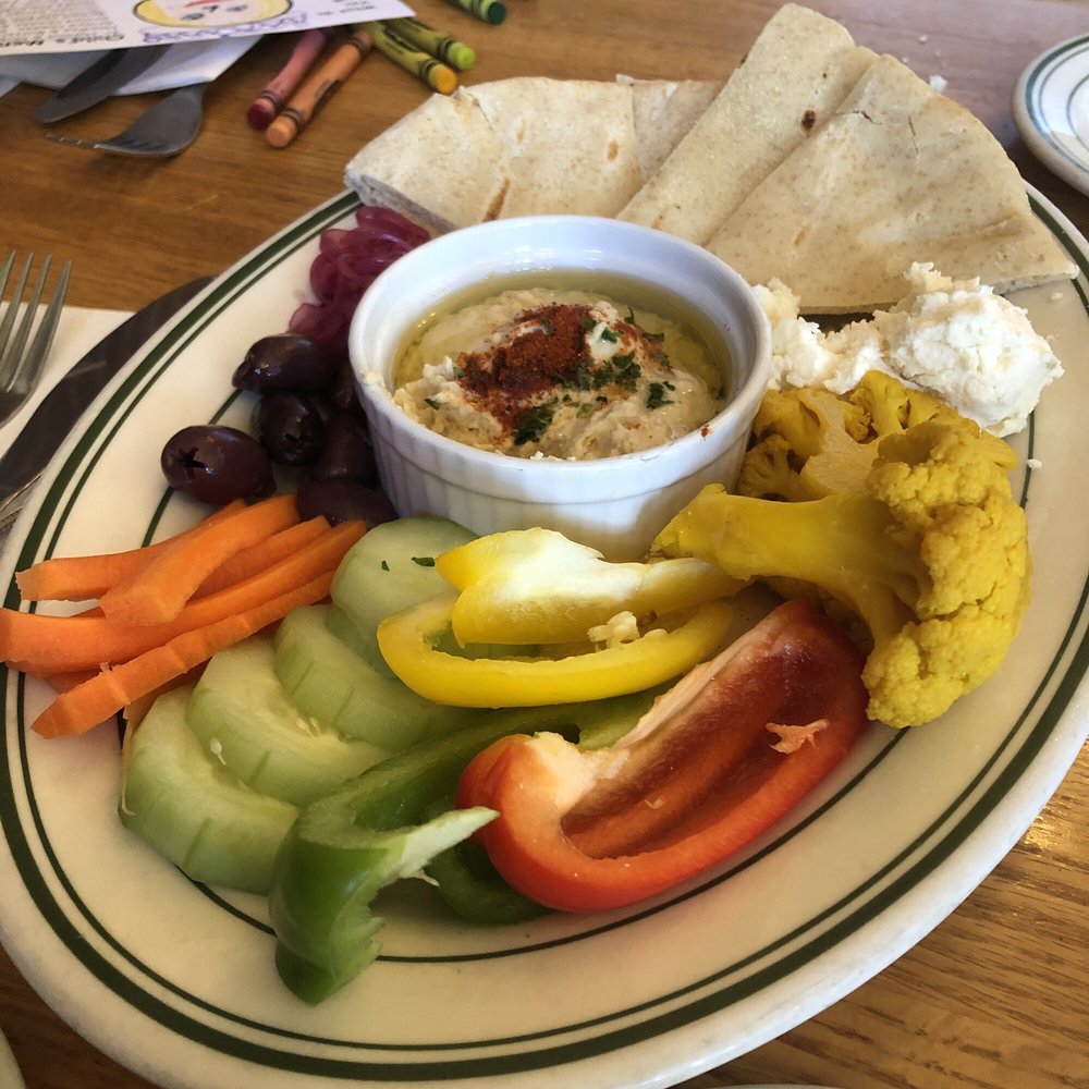 Baldwin Saloon - Hummus plate - with pickled cauliflower:) - American Near Me - The Dalles, Oregon Baldwin Saloon - Hummus plate - with pickled cauliflower:) - American Near Me - The Dalles, Oregon