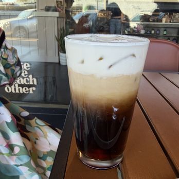 Frothy Monkey - Banana bread Latte - Iced - Coffee & Tea Near Me - Homewood, Alabama