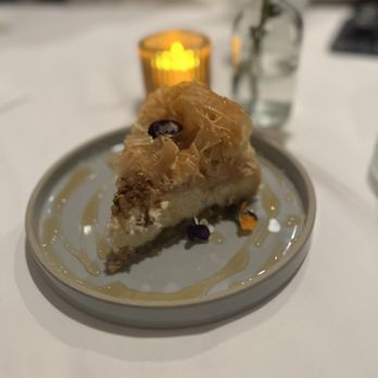 Lemon & Thyme - Baklava Cheesecake - New American Near Me - Costa Mesa, California
