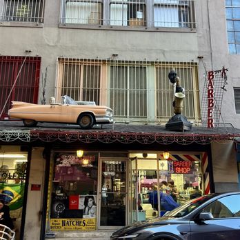 St. Vincent Court - Barber shop - Public Art Near Me - Los Angeles, California