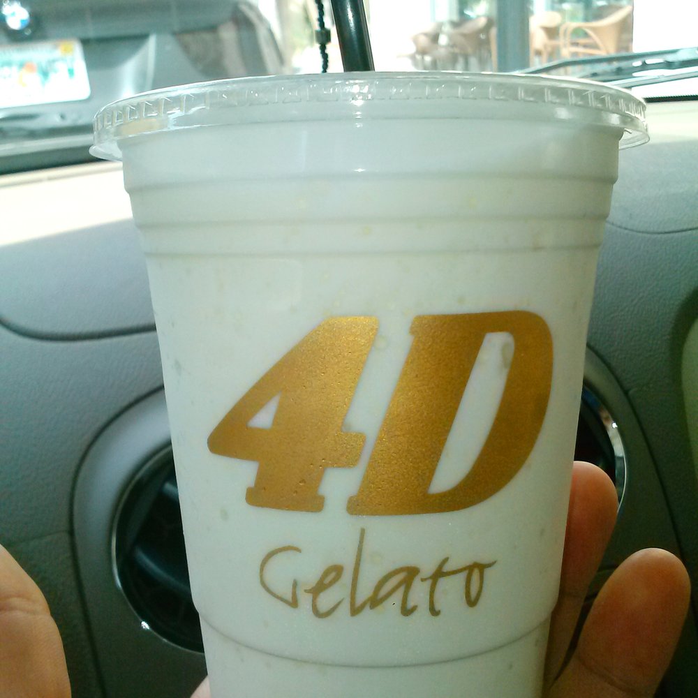 Gelateria 4D - Coconut smoothie Gelato. - Gelato Near Me - Miami Beach, Florida Gelateria 4D - Coconut smoothie Gelato. - Gelato Near Me - Miami Beach, Florida