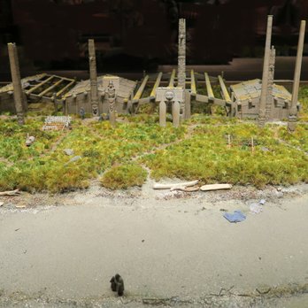 Royal British Columbia Museum - Model of late 19th century Skedans village - Museums Near Me - Victoria, British Columbia Royal British Columbia Museum - Model of late 19th century Skedans village - Museums Near Me - Victoria, British Columbia