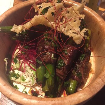 BITES Asian Kitchen + Bar - Beef wrapped asparagus - Japanese Near Me - Chicago, Illinois