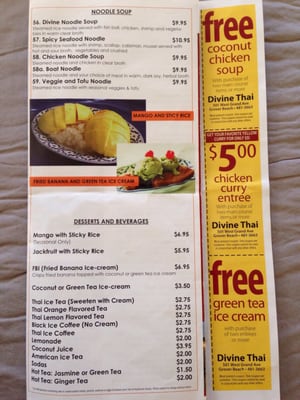 Menu photo 8 Divine Thai Grover Beach, CA