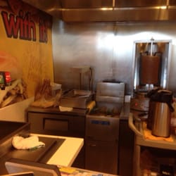 Great Wraps - Some of the preparation area.