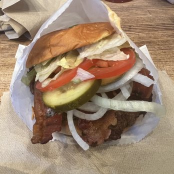 Shake Shack Birmingham - Burger with Bacon Cheeseburger no cheese. - Burgers Near Me - Birmingham, Alabama
