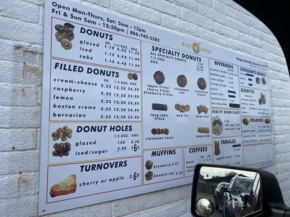RISE “N” SHINE DONUTS Updated August 2024 13 Reviews 7803