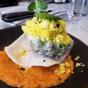 Photo of Vedge - Philadelphia, PA, United States. Stuffed avocado ($12). Decent. Light and fresh. But not more than the sum of its parts.