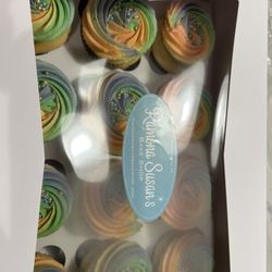 Ramona Susan's Bake Shop - Rainbow vegan cupcakes