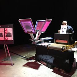 Fresh off the Press - Kia Onsite Live Screen Printing
