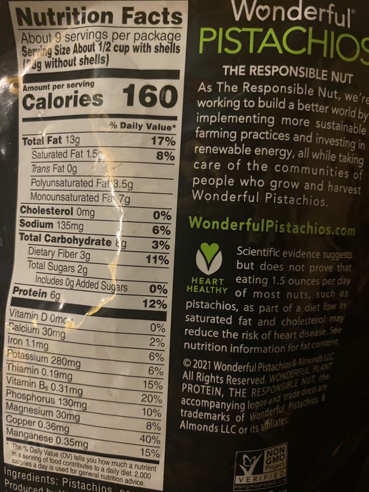 WONDERFUL PISTACHIOS & ALMONDS Updated September 2024 13646 Hwy 33