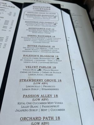 Menu photo 1 Terrace & Goodwin Rooms Williamsburg, VA