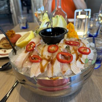 Coa Del Mar - Yellowtail sashimi - Seafood Near Me - Eagle, Idaho
