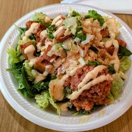 Sushi poke bowl with salad Sushi poke bowl with salad