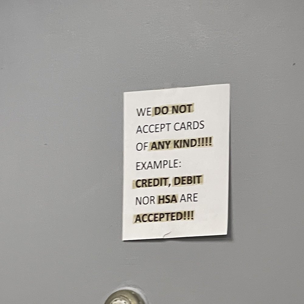 Gaston Larry H - No Credit Card Sign - Dermatologists Near Me - Baltimore, Maryland