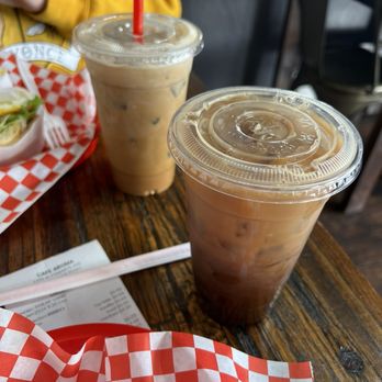 Cafe Aroma - White chocolate Mocha and a Vanilla Latte - Coffee & Tea Near Me - Manteca, California Cafe Aroma - White chocolate Mocha and a Vanilla Latte - Coffee & Tea Near Me - Manteca, California