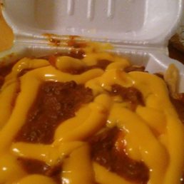 Chilli cheese fries. Yum. Chilli cheese fries. Yum.