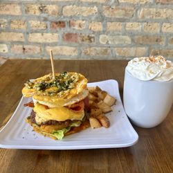 Caribella - Sunrise Stack Jibarito & Coquito Latte