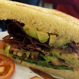 BLT with avocado