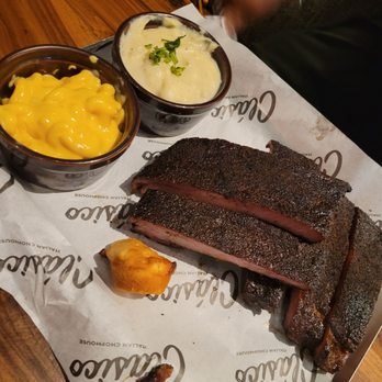 Chapter 11 Brewpub & Smokehouse - Ribs plate with Mac and cheese and mashed potatoes - Barbeque Near Me - Brandon, Florida