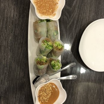 KC Thai - 3 Fresh Spring Rolls with chicken - Thai Near Me - Overland Park, Kansas KC Thai - 3 Fresh Spring Rolls with chicken - Thai Near Me - Overland Park, Kansas