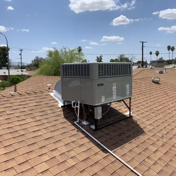 Yeti Air Conditioning - New 4 ton package Trane with gas heat mounted on roof - Heating & Air Conditioning/HVAC Near Me