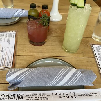 The Clever Koi - Riding the pine and lemongrass swizzle - Asian Fusion Near Me - Phoenix, Arizona
