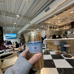 Modish Nail Spa - Complimentary seltzer water - alcoholic options available as well!
