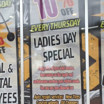 Tire World - ladies need their own special day - Auto Repair Near Me - tampa, Florida Tire World - ladies need their own special day - Auto Repair Near Me - tampa, Florida