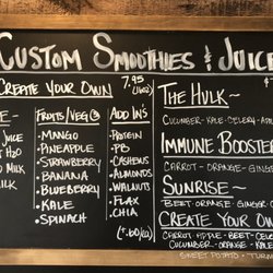 Custom Smoothies & Juices