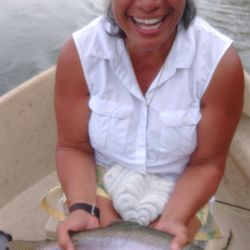 St Peter's Fly Shop - Last and biggest catch of the day floating on the North Platte, Gray Reef, near Alcova, WY!!